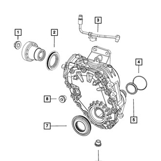 Mopar® - Transfer Case Output Shaft Nut
