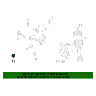 Ram OE - Rear Suspension Control Arm Bumper