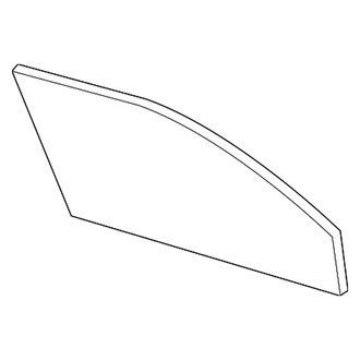 Jeep OE - Front Right Door Glass