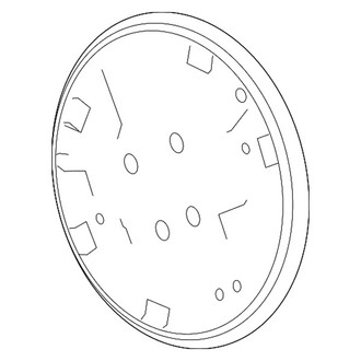 Mopar® - Rear Driver Side Drum Brake Backing Plate