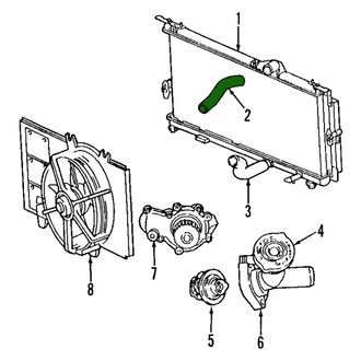 Mopar® - Engine Coolant Radiator Hose