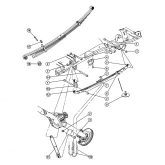 Mopar® - Rear Leaf Spring