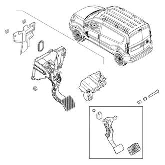 Mopar® - Brake Pedal Bracket Bolt