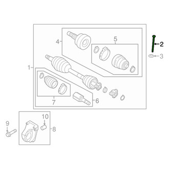Mopar® - Axle Shaft Bolt