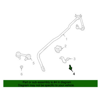 Mopar® - Sway Bar Bracket Bolt