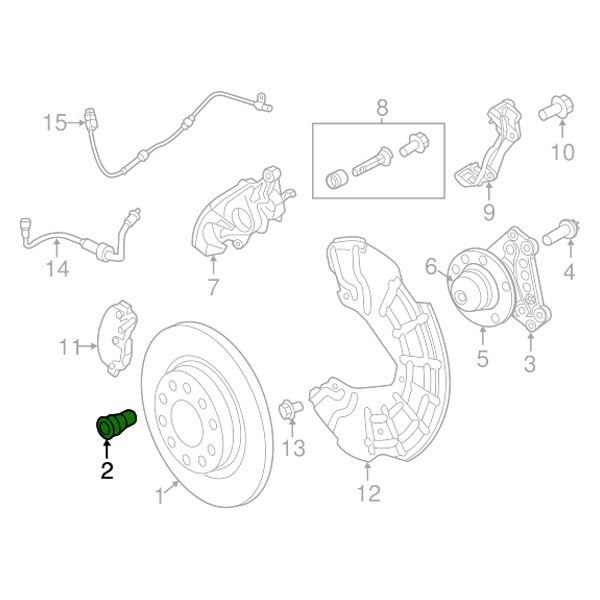 Mopar® - Axle Shaft Nut