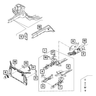 Jeep OE - Suspension Strut Tower Bolt