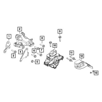 Mopar® - Engine Mount Support Bracket Bolt
