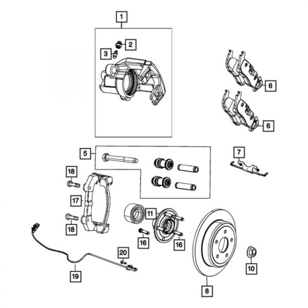 Mopar® - Wheel Lug Stud