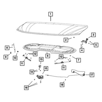 Mopar® - Roof Bow Bolt