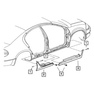 Dodge OE - Rocker Panel Molding Rivet