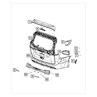 Mopar® - Replacement Tail Light Nuts