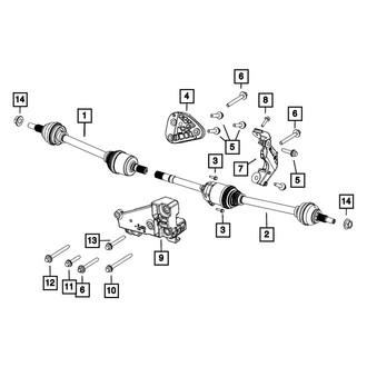 Mopar® - Hex Flange Head Screw And Coned Washer