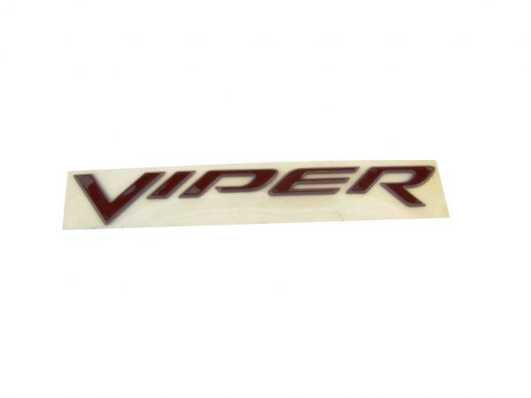 Mopar® - "Viper" Nameplate Dark Red Bumper Cover Emblem