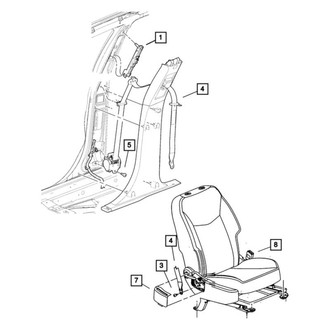 Mopar® - Retractor Seat Belt