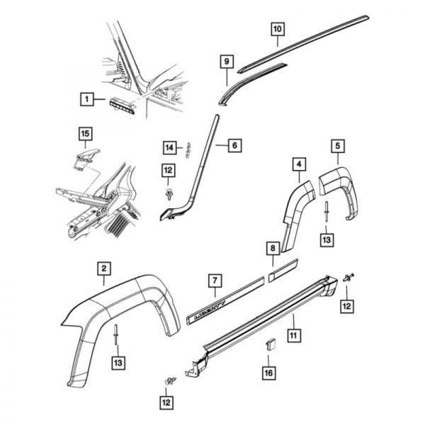 Mopar® - Fender Flare