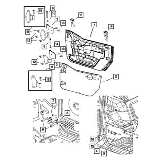 Mopar® - Door Glass Grommet