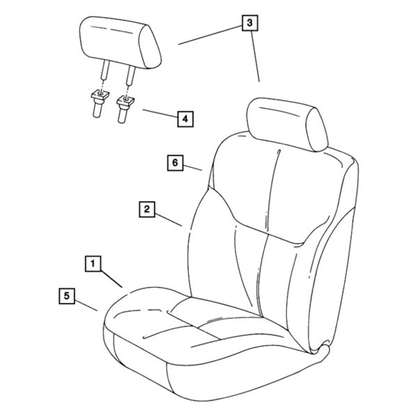 Mopar® - Front Seat Cushion