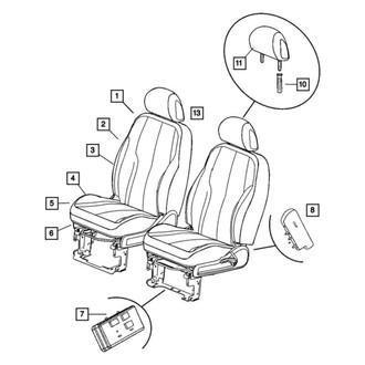 Mopar® - Headrest Sleeve