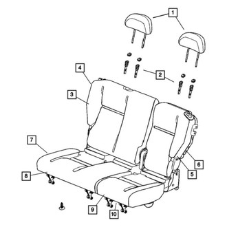 Mopar® - Headrest Sleeve