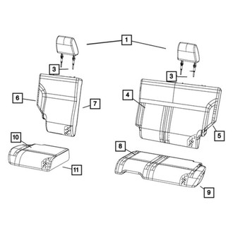 Mopar® - Headrest Sleeve