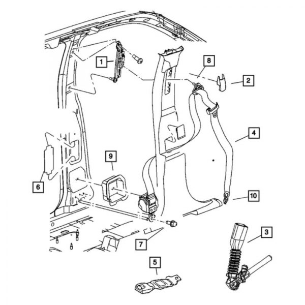 Seat Belt Height Adjuster