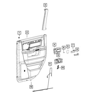 Mopar® - Door Window Molding