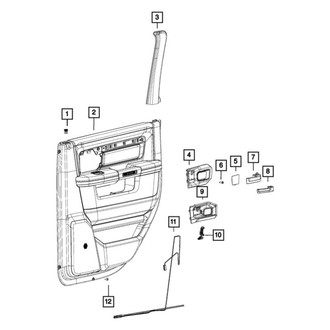 Mopar® - Door Window Molding
