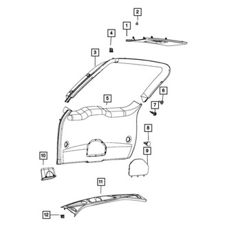 Mopar® - Liftgate Reveal Molding