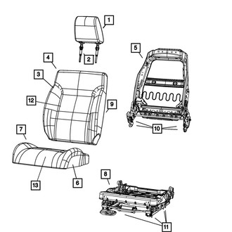 Mopar® - Front Headrest