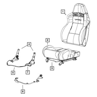 Dodge OE - Left Seat Cushion Foam
