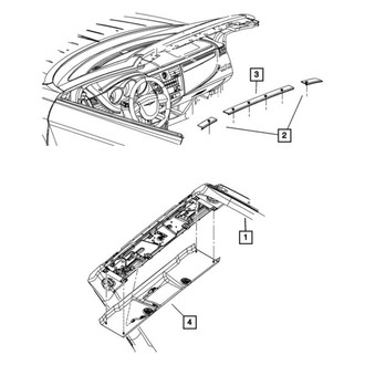 Chrysler OE - Roof Header Panel