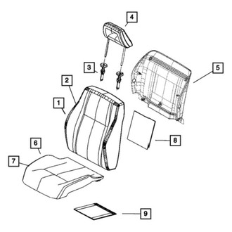 Mopar® - Headrest Sleeve