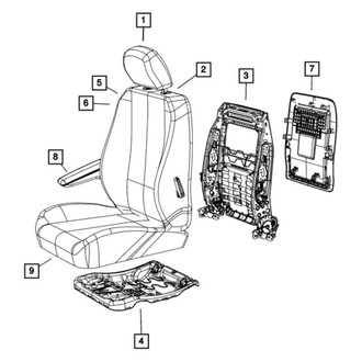 Mopar® - Headrest Sleeve