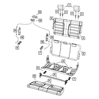 Mopar® - Headrest Sleeve