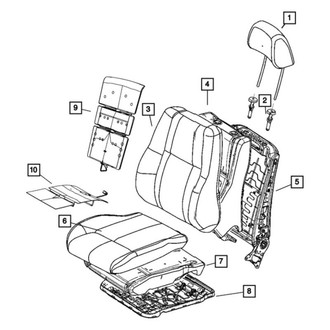 Jeep OE - Front Headrest Guide