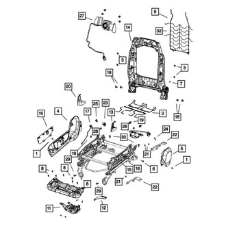 Mopar® - Recliner Handle