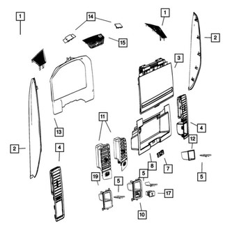 Ram OE - Right Speaker Cover