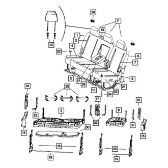 Mopar® - Recliner Handle