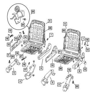 Mopar® - Seat Adjuster