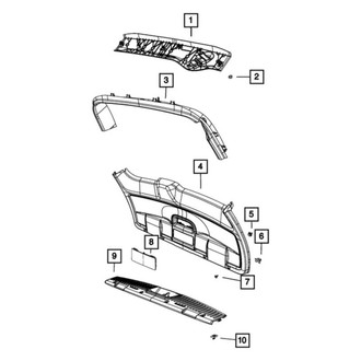 Mopar® - Quarter Panel Trim Cap