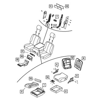 Mopar® - Center Console Storage Compartment