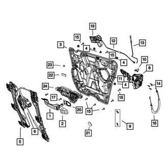 Mopar® - Handle Trim
