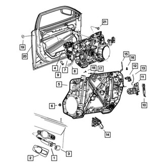 Mopar® - Sliding Door Handle Cap