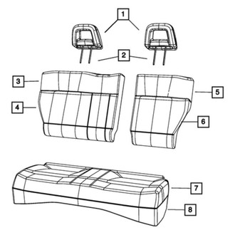 Mopar® - Headrest Sleeve