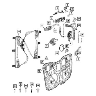 Mopar® - Sliding Door Handle Cap