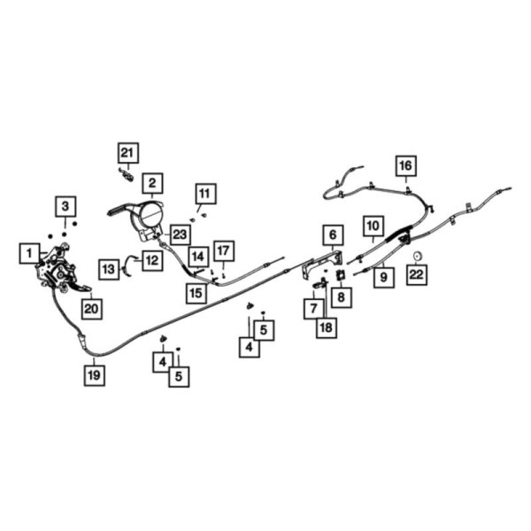 Mopar® - Parking Brake Cable