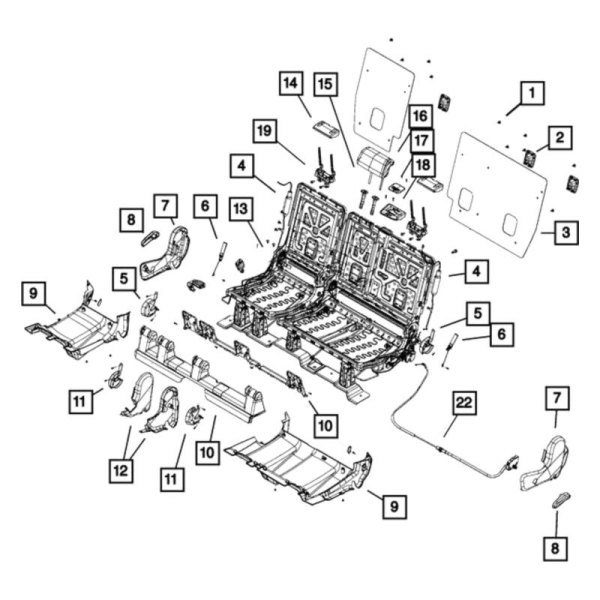 Mopar® - Headrest Sleeve