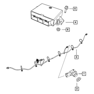 Fiat OE - Rear Parking Aid Sensor