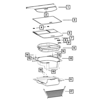 Jeep OE - Rear Luggage Compartment Cover